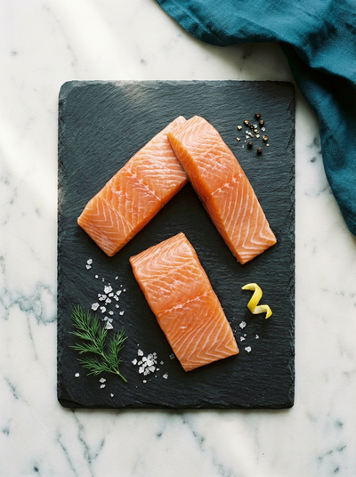 Laksefilet uten skinn